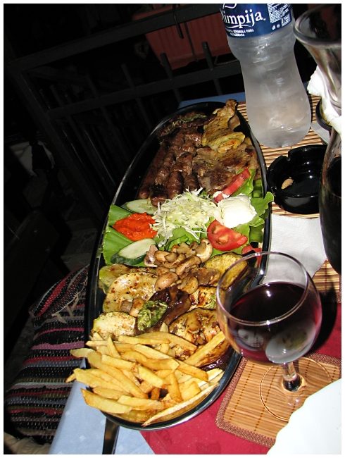 IMG_6767 Yannick's grilled meat and veggie feast fit for a king !