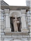 IMG_7390 Saint Blaise holding Dubrovnik in his hand at Ploce Gate